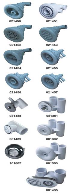 按摩喷咀游泳池设备系列